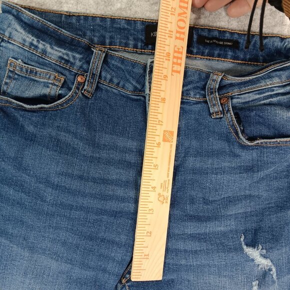 Kendall + Kylie The Ultra Babe Skinny 11/30 Midrise Distressed Denim Slim Fit​​ - Picture 14 of 16